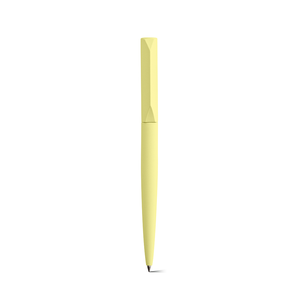Stylo recyclé personnalisable - Rabelais Jaune pastel